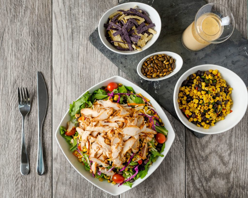 The Southwest Salad with Spicy Chicken Infographic ChickfilA